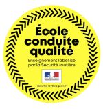 Logo école conduite qualité 